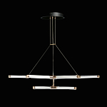 Люстра с геометрической конструкцией из вытянутых цилиндрических плафонов Hex Scaffold  варинант исполнения - 4 | Loft Concept в Омске