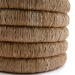 Плетеная корзина с крышкой из плетеного бананового дерева Zuwena Wicker Basket варинант исполнения - 5 | Loft Concept в Омске