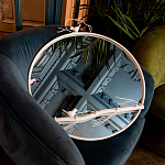 Зеркало настенное в раме белого цвета с декором птица на ветке Mirror Portal варинант исполнения - 3 | Loft Concept в Омске