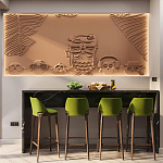 Барельеф OWLS варинант исполнения - 1 | Loft Concept в Омске