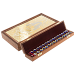 Нарды с гравюрой из натурального камня лазурит Backgammon from Stone варинант исполнения - 3 | Loft Concept в Омске