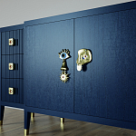 Большой Комод-буфет Elsa Dreams Blue с ящиками варинант исполнения - 2 | Loft Concept в Омске