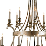 Люстра большая двухъярусная на 30 ламп Grand Chandelier варинант исполнения - 1 | Loft Concept в Омске