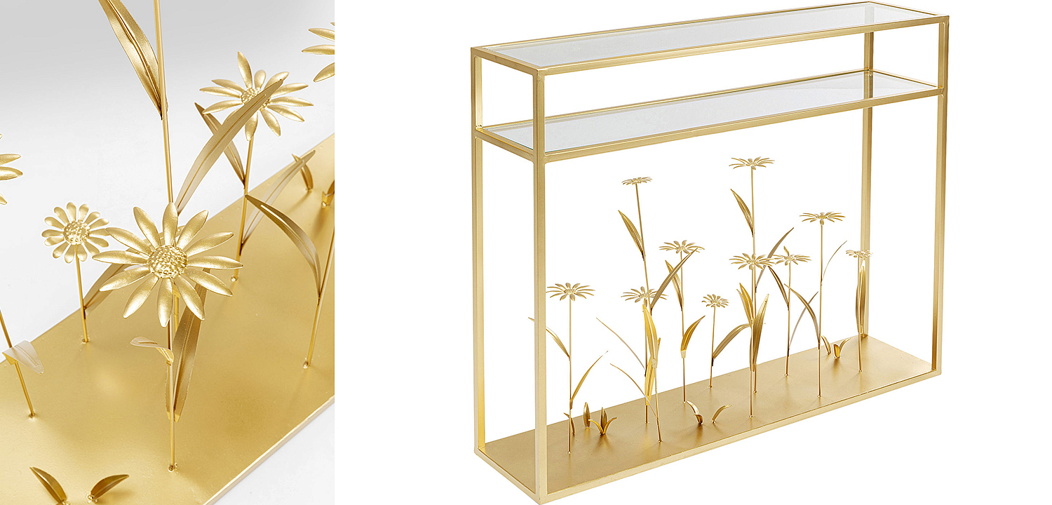 Консоль Golden Flowers Консоль Golden Flowers - Loft-Concept в Омске