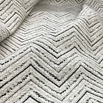 Мебельная ткань Шенилл черно-белый принт 145 см T3-38 варинант исполнения - 1 | Loft Concept в Омске