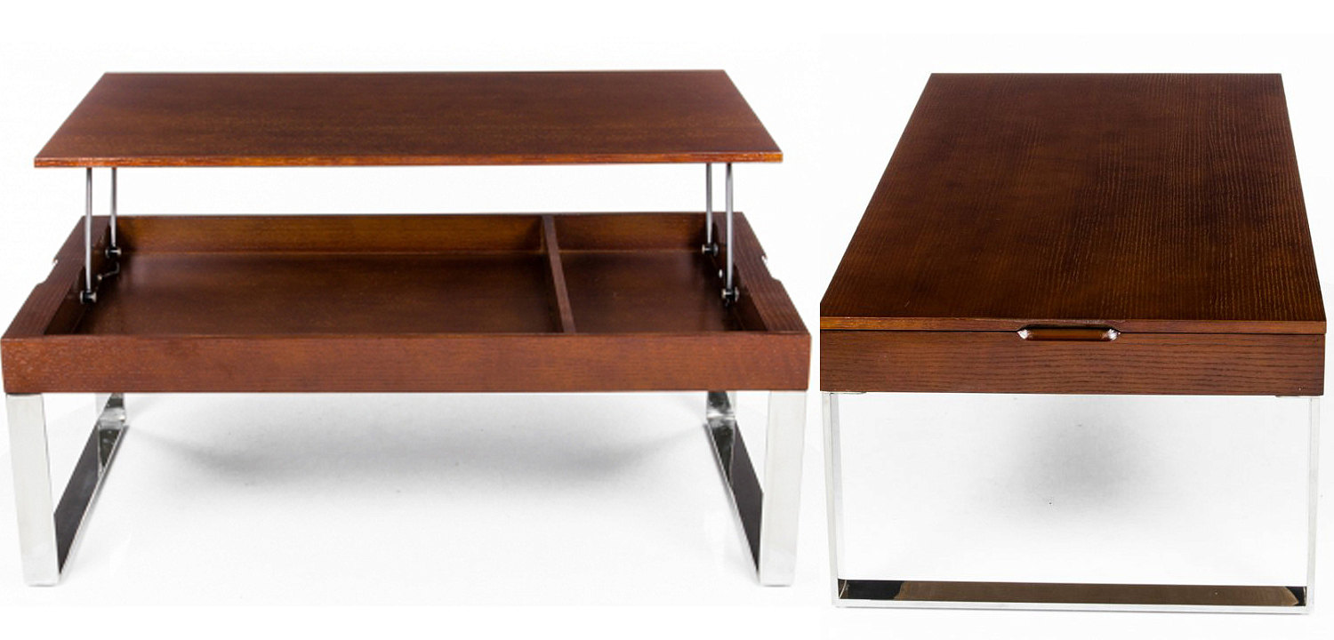 Кофейный стол Annecy Coffee Table brown Кофейный стол Annecy Coffee Table brown - Loft-Concept в Омске