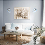 Подвесной светильник со стеклянном плафоном в форме бокала Kaleido варинант исполнения - 22 | Loft Concept в Омске