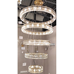 Многоярусная Люстра Elizabeth Золото Вертикальная композиция из пяти хрустальных светильников варинант исполнения - 2 | Loft Concept в Омске