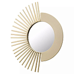 Зеркало-солнце круглое с золотистыми лучами SunMoon  варинант исполнения - 1 | Loft Concept в Омске