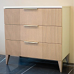 Комод коричневый с 3-мя ящиками на 4-х ножках Harper Line варинант исполнения - 3 | Loft Concept в Омске