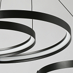 Люстра подвесная светодиодная в виде волнообразной ленты Ribbon Vortex варинант исполнения - 7 | Loft Concept в Омске