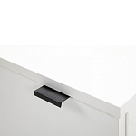 Тумба прикроватная белая с ящиками Strict Lines варинант исполнения - 4 | Loft Concept в Омске