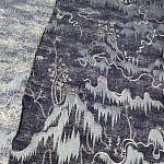 Мебельная ткань Вышивка серый цвет 130 см T2-39 варинант исполнения - 1 | Loft Concept в Омске