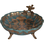 Блюдо фарфоровое Птица на ветке Flora варинант исполнения - 2 | Loft Concept в Омске