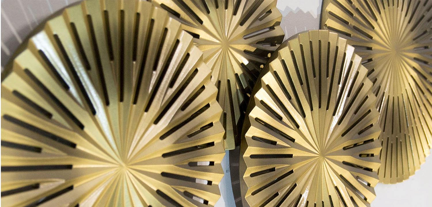Арт-объект Apollo Brown and Gold Wall Plaque Disc gap 4 Арт-объект Apollo Brown and Gold Wall Plaque Disc gap 4 - Loft-Concept в Омске