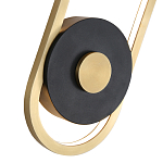 Бра с овальной рамой цвета латунь Midnight Orbit варинант исполнения - 2 | Loft Concept в Омске