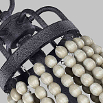 Люстра с 6-ю лампами и кремовыми деревянными бусинами Feiss варинант исполнения - 6 | Loft Concept в Омске