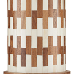 Настольная лампа с узором вдоль колоннообразного основания Brick Surface варинант исполнения - 1 | Loft Concept в Омске