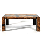 Кофейный Стол River in Autumn Elm Resin Coffee Table варинант исполнения - 3 | Loft Concept в Омске