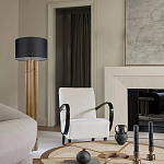 Настольная лампа с металлиеским черным трубчатым основанием Fulgurite варинант исполнения - 4 | Loft Concept в Омске