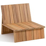 Уличное кресло из массива акации Trivett Wooden Chair варинант исполнения - 5 | Loft Concept в Омске