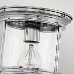 Потолочный светильник для ванных комнат с цилиндрическим стеклянным плафоном и одной лампой Hinkley варинант исполнения - 15 | Loft Concept в Омске