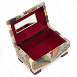 Шкатулка из натурального камня змеевик Stone Casket варинант исполнения - 3 | Loft Concept в Омске