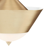 Подвесной светильник светодиодный конусообразный Сone Shaped Gold Pendant варинант исполнения - 1 | Loft Concept в Омске