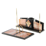 Настольный письменный набор из розового мрамора Marble Accessory варинант исполнения - 2 | Loft Concept в Омске