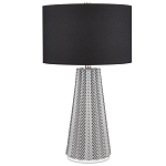 Настольная лампа с черно-белым узором Wavy Stripes варинант исполнения - 2 | Loft Concept в Омске
