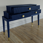 Премиальная Консоль с тремя ящиками Elsa Dreams Blue варинант исполнения - 2 | Loft Concept в Омске