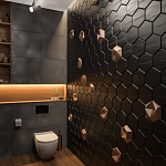 Гипсовая 3D панель с принтографией PM-41 варинант исполнения - 2 | Loft Concept в Омске