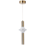 Подвесной светильник Toussaint Metal Tube Brass Hanging Lamp варинант исполнения - 2 | Loft Concept в Омске