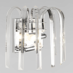 Бра цвета никель с изогнутыми хрустальными элементами Radiant Ribbons варинант исполнения - 4 | Loft Concept в Омске