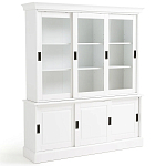 Витрина из массива сосны Cobbett White Wood Showcase варинант исполнения - 3 | Loft Concept в Омске