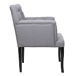 Кресло Addison Chic Armchair grey flax варинант исполнения - 2 | Loft Concept в Омске