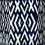Ваза с крышкой и графическим узором в сине-белых цветах Blue & White Ornament  варинант исполнения - 3 | Loft Concept в Омске