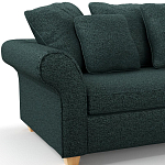 Мебельная ткань Шенилл темно-зеленый цвет 138 см T4-39 варинант исполнения - 5 | Loft Concept в Омске