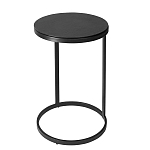 Кофейный столик круглый чёрный Compact Loft варинант исполнения - 2 | Loft Concept в Омске