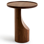 Приставной столик из массива дерева Walnut варинант исполнения - 2 | Loft Concept в Омске