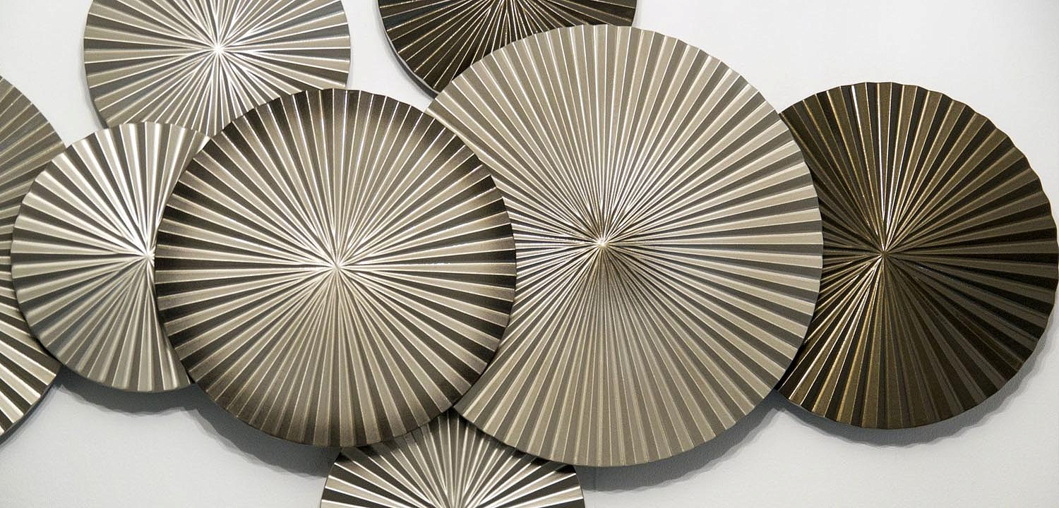 Арт-объект Apollo Champagne and Brown Wall Plaque Disc 9 Арт-объект Apollo Champagne and Brown Wall Plaque Disc 9 - Loft-Concept в Омске