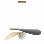 Люстра круглая с 2-мя металлическими абажурами Andromeda варинант исполнения - 1 | Loft Concept в Омске