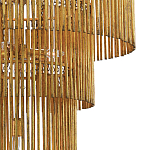 Люстра трёхъярусная золотого цвета Metal Tentacles варинант исполнения - 2 | Loft Concept в Омске