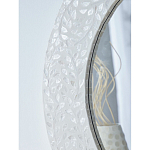 Зеркало круглое инкрустированное раковинами устриц Bone Inlay Dome Mirror White варинант исполнения - 4 | Loft Concept в Омске