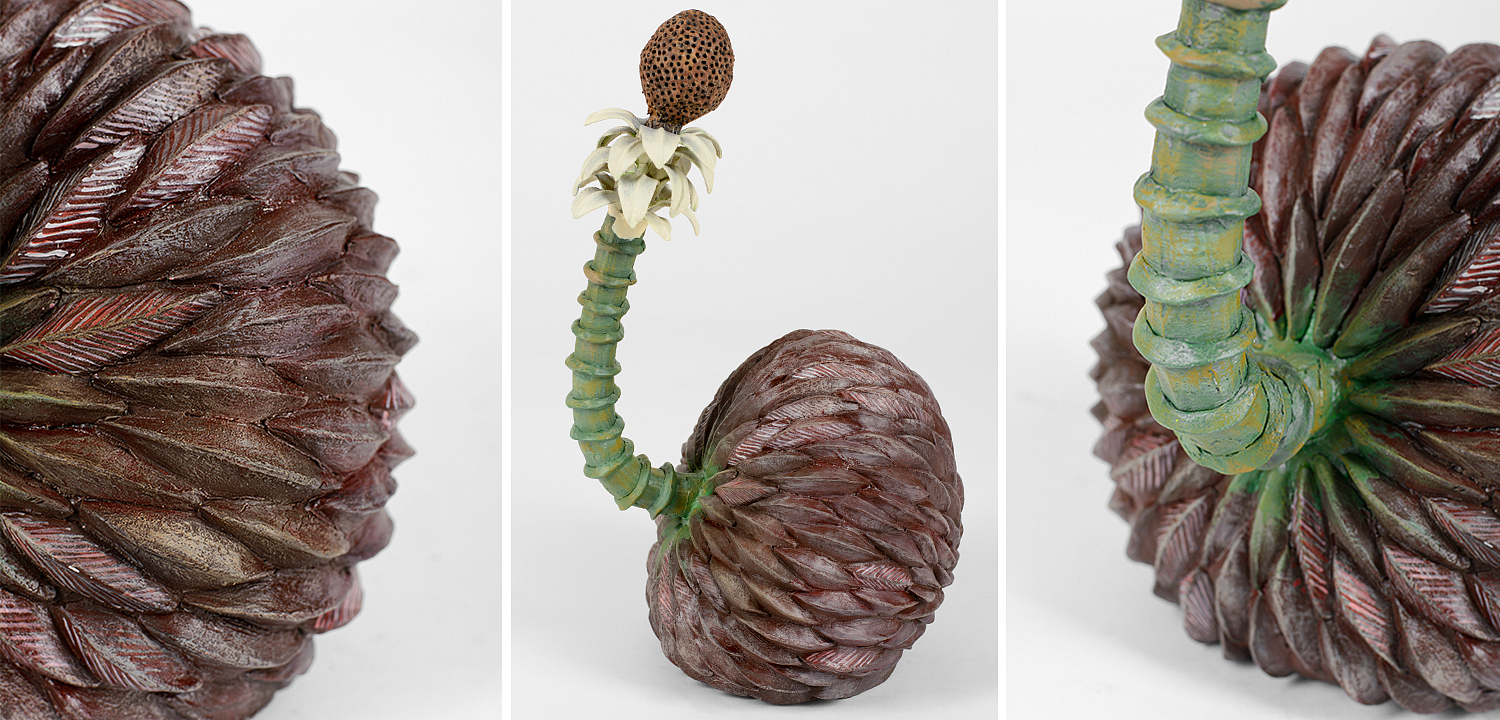 Статуэтка тропический фрукт Tropical Fruit brown feathers Статуэтка тропический фрукт Tropical Fruit brown feathers - Loft-Concept в Омске