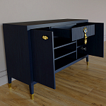 Комод-буфет Elsa Dreams Blue с открытыми полками   варинант исполнения - 6 | Loft Concept в Омске