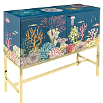 Буфет ручная роспись в морском стиле Cabinet Fondo Marino  варинант исполнения - 1 | Loft Concept в Омске