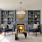 Люстра подвесная круглая со стеклянными трубками Nembus варинант исполнения - 5 | Loft Concept в Омске