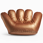 Дизайнерское кожаное кресло в форме руки Poltronova Joe Gold  Armchair варинант исполнения - 1 | Loft Concept в Омске