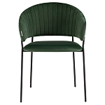 Стул в велюре зеленого цвета Horizon варинант исполнения - 2 | Loft Concept в Омске